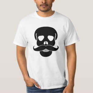 T-shirt Crâne avec Moustache