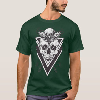 T-shirt crâne avec papillon