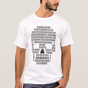 T-shirt Crâne binaire