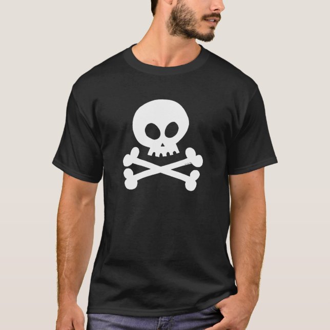 T-shirt Crâne-blanc (Devant)