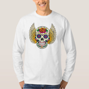 T-shirt crâne bonbon ailé
