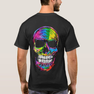 T-shirt Crâne coloré