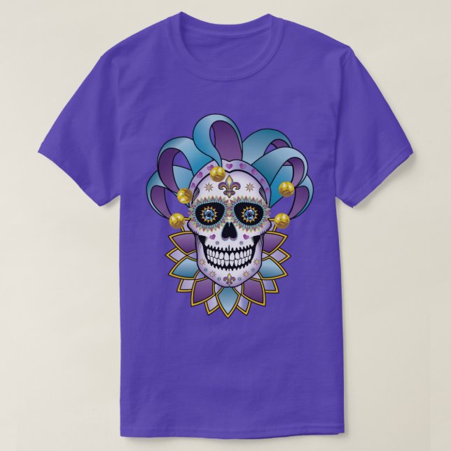 T-shirt Crâne coloré Jester (Design devant)