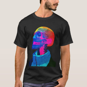 T-shirt Crâne Cyber – Art d'anatomie futuriste