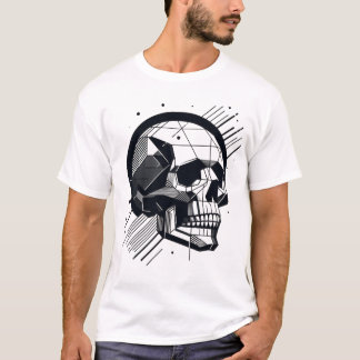 T-shirt Crâne dans différents styles 02