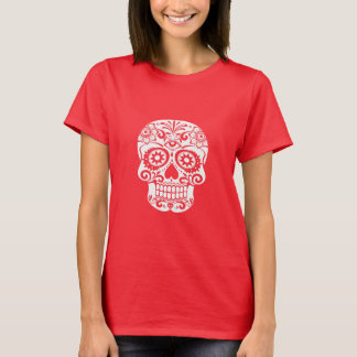T-shirt Crâne d'art orné