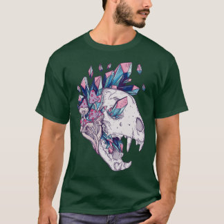 T-shirt Crâne de chat cristal