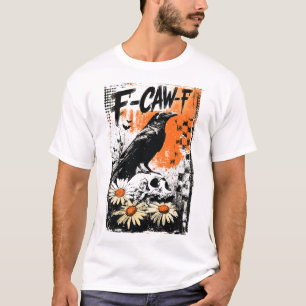 T-shirt Crâne de corbeau FCAWF Crème de bonbon Halloween e