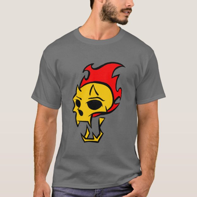 T-shirt Crâne de Firedevil (Devant)