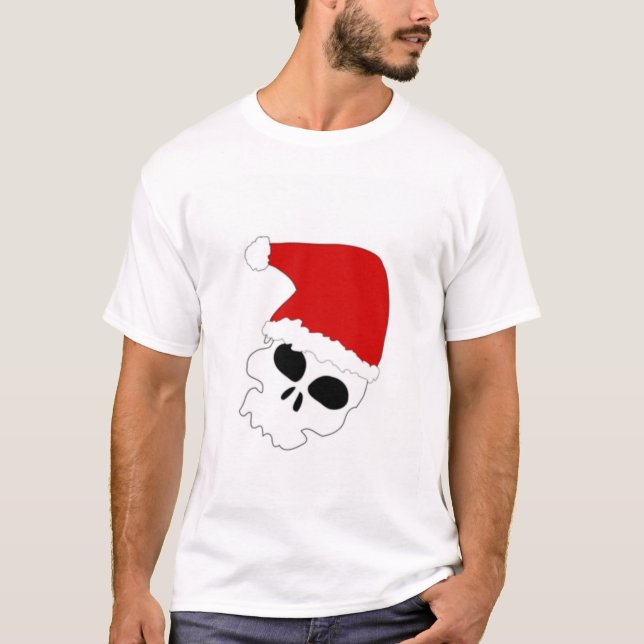 T-shirt Crâne de Noël (Devant)