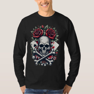 T-shirt Crâne de Poker