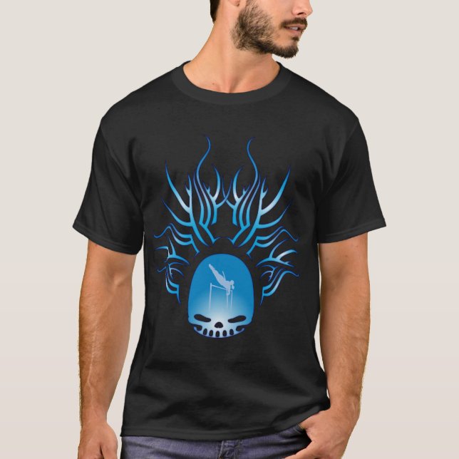 T-shirt Crâne de saut à la perche (Devant)