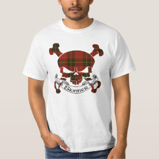 T-shirt Crâne de tartan de Skinner