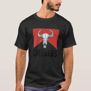 T-shirt Crâne de taureau des enfants Crâne léopard Crâne d