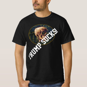 T-shirt Crâne de Trump Van Gogh avec Arles en arrière-plan