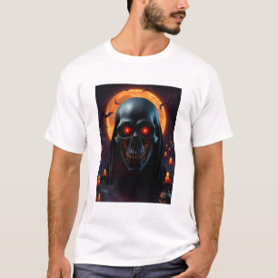 T-shirt Crâne de Vampire de Minuit
