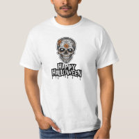 Crâne déplaisant, Art d'Halloween