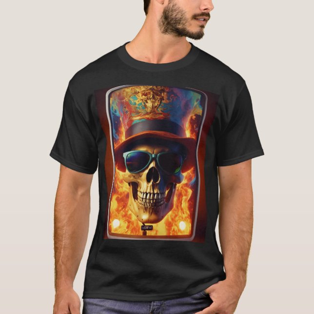 T-shirt Crâne des hommes de l'enfer (Devant)