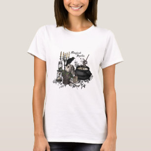 T-shirt Crâne d'Halloween vintage moderne