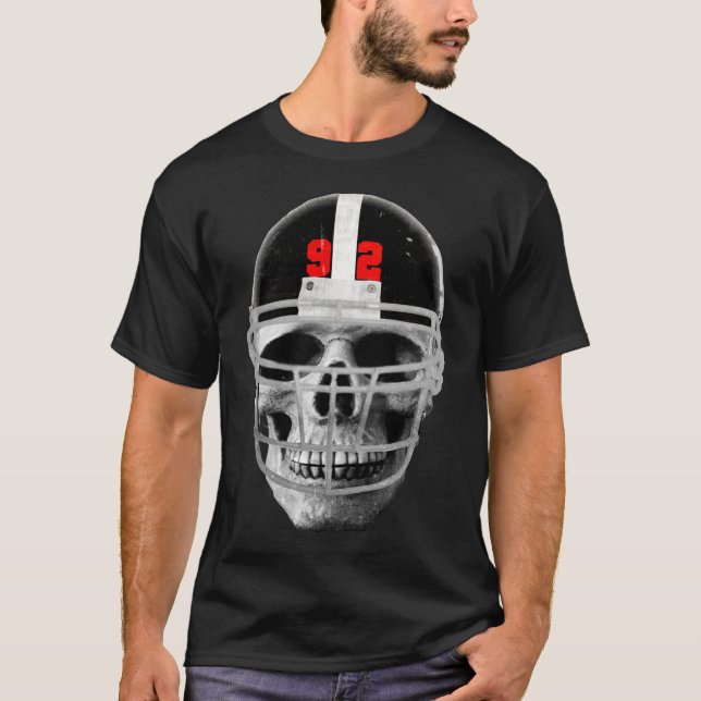T-shirt Crâne du football (Devant)