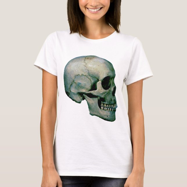 T-shirt Crâne du profil (Devant)