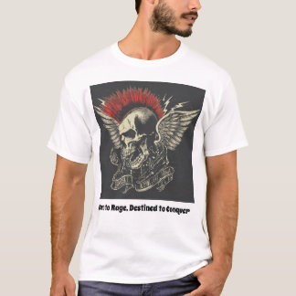 T-shirt crâne en métal mort pour hommes