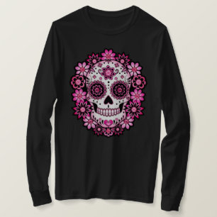 T-shirt Crâne en sucre rose