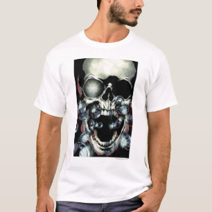 T-shirt Crâne et anneaux - couleur