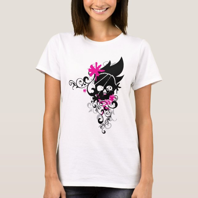 T-shirt Crâne-et-Boucles (Devant)