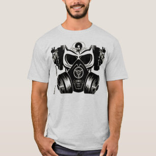 T-shirt Crâne et chemise de Gasmask