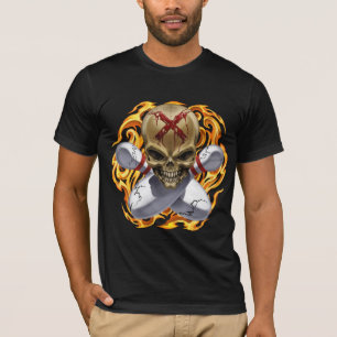 T-shirt Crâne et Crosspins