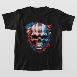 T-shirt Crâne et drapeau 9