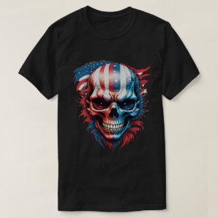 T-shirt Crâne et drapeau no 1