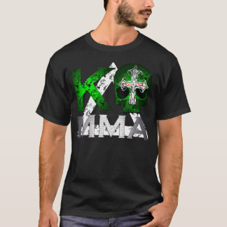 T-shirt Crâne et Kombat Kross T foncé de MIXED MARTIAL ART