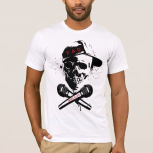 T-SHIRT CRÂNE ET MIC