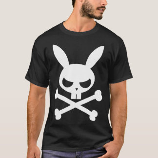T-shirt Crâne et os croisés de lapin Deathbunny Classic T-
