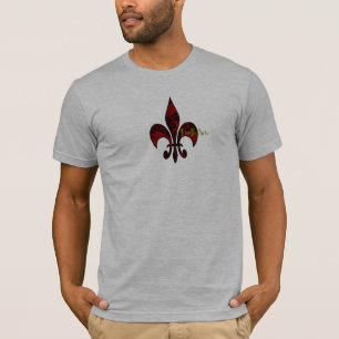 T-shirt Crâne-fleur-De-lis