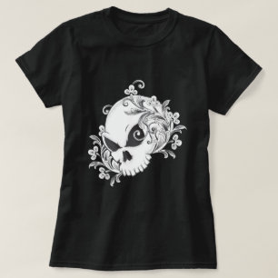 T-shirt Crâne floral