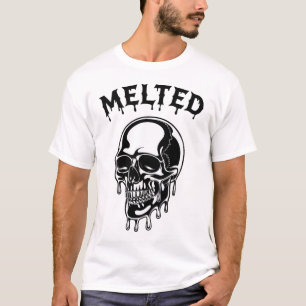 T-shirt Crâne Fondu   Streetwear