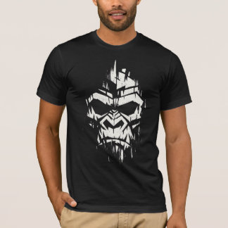T-shirt Crâne Géométrique Brutaliste Graphique - Gorille