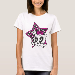T-shirt Crâne Girlie Emo