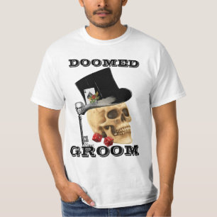 T-shirt Crâne gothique de jeu, marié condamné