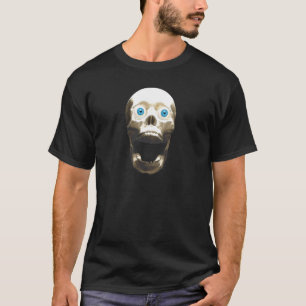 T-shirt Crâne gothique hurlant - Halloween Horreur