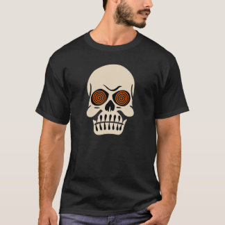 T-shirt Crâne hypnotique vintage d'oeil