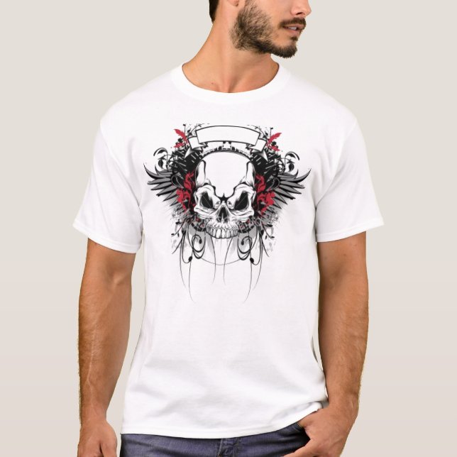 T-shirt Crâne impressionnant (Devant)