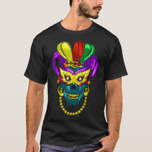 T-shirt Crâne Mardi Gras 2023 Jester Carnival Louisiane Ca