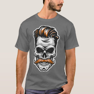 T-shirt Crâne moustache