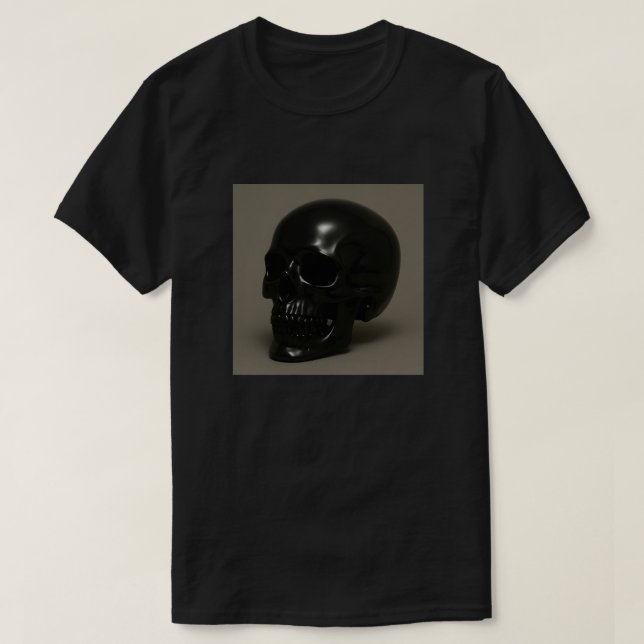 T-shirt Crâne noir (Design devant)