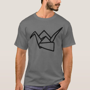 T-shirt Crane Origami japonaise 1