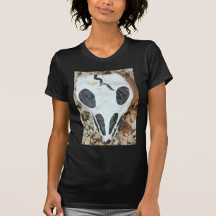 T-shirt crâne peint